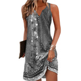 Dresses For Women 2023 Spring Summer Slim Fit Loose Mini Skirt Fashion Female Clothing Elegant Floral Sexy Dress M L XL-Outfit