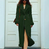 Fongt Autumn And Winter Thick Women's Coat Wish Lengths Warm Coat Large Anti-Freeze Cotton Jacket