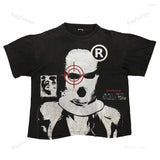 Printing Of Men's T-Shirt Blutosatire Billdog Cotton Oversized Picture-Outfit