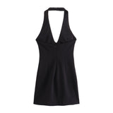 Summer Jewellery Neckline Slim Mini Dress 3082739-Outfit