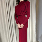 Collar Slim Length Long Sleeve Casual Party