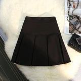 Fongt Skirt Women's Large Size 100-Fold Skirt 2025 New High-Rise Slim Small Man Anti-Walking Spring, Autumn And Winter A Short Skirt