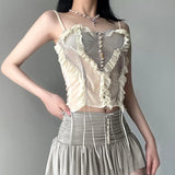 Summer New Fashion Trend Ins Personality Sexy Spice Girl Split Blouse-Outfit