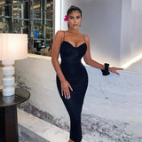 Bodycon Sexy Prom Midi Dress for