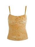 velvet floral jacquard cami top with bow