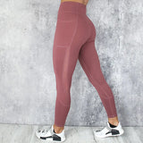 Yoga Mesh Stitching Cropped Running Sports