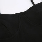 Black Bodycon Ribbed Maxi Dress-Outfit