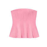 Fongt Women's Clothing INS Net Red Short Skirt Style Pendted Blouse