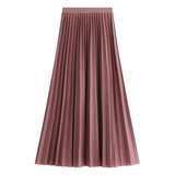 Fongt And Winter New Women Korean Version Of The Long-Term Retro Fashion Half-Dressed Skirt 8837