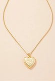 Heart-shaped Pendant Necklace-Outfit