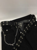 Double Eyelet Chain Belt with