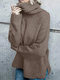 Fashion Turtleneck Long-sleeved Pullover Knitted