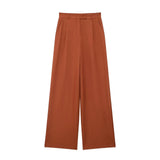 New Pleated Wide-Leg Pants In Spring 9686 8372124-Outfit