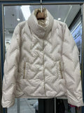 Autumn And Winter New Standing Collar Single Breasted Down Jacket Female Short Money Loose Show Thin Thin White Duck Down Warm Coat-Outfit