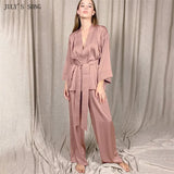 Piece Spring Summer Pyjama Women Pajamas