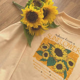 Sunflower Field Vintage Sweatshirt-Outfit