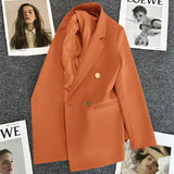 Fongt Fried Street Small Suit Jacket Female 2024 Spring And Autumn New Korean Version Web Celebrity Temperament Small Casual Suit-Outfit