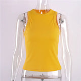 Fongt Summer New Slim Short Sexy Slim Vest-Outfit