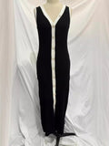 Fongt Sleeveless Single-Broced Knit Dress Tight Mid-Dressed Open-Shirt Sexy Summer Dress