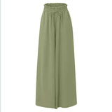 Wide Leg High Waist Long Culottes