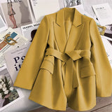 Fongt A Suit Jacket Woman In The Autumn Of 2025, The New Design Temperament Korean Version Of The Leisure Trend Green Suit Woman