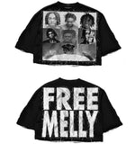 Fongt Cool Boy New English Before And After Printing 毛棉 Five-Sleeved T-Shirt Round Collar Top