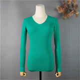 New 2022 Pullovers Skinny Chic Minimalist Bottoming Pink Tops Winter Spring Multi 9 Colors Women's Sweaters