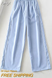 Sweatpants Women Basic Y2K Cargo Pants 2023 Striped Baggy Track Pants 90s Joggers Casual Streetwear Low Rise Harem