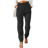 Spring Ruffled Elastic Waist Belt High-waisted