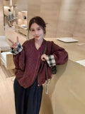 Fur One Lamb Wool Thick Advanced Sense Coat Female Autumn Winter 2024 New Korean Short Style Jacket-Outfit