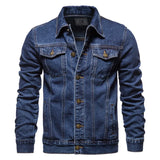 New Spring, Autumn And Winter Men's Denim Jacket Leisure Youth Fashion Jeans-Outfit