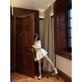 Fongt And Light Sunscreen Knitted Cardigan First Love Fluen Lace Little White Dress Two Sets Of Women