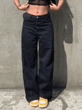 Relaxed Mid-Waist Boyfriend Jeans-Outfit