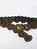 Brown Heart Studded