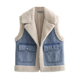 New Double-Sided Fur Integrated Pocket Vest 3548251405-Outfit