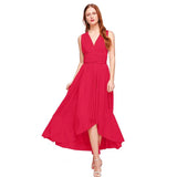 Independent Station Popular Style Multi-Wear Method Cross Front And Back Long Bare Back Sexy Bandage Dress Long Dress-Outfit