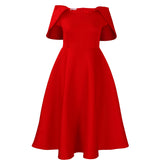 Fongt New Fashion Temperament Famous Banquet Party Dress Dress Cape Dress Dress