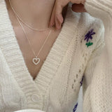Square Shell Necklace-Outfit