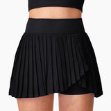 Fongt Tennis Skirt Running Yoga Badminton Short Skirt With Safety Pants Zipper