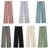 New Textured Loose Casual Multicolor Trousers 4391450-Outfit