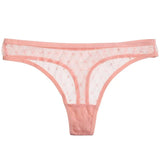 Sexy G-String Thong Lace Women's Panties Low-Waist Female Underpants Mesh Perspective Briefs Lingerie