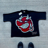 Trend New High Street Boys't-Shirts Loose Printing Short-Sleeved Lovers Cartoon Characters-Outfit