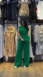 Fongt Summer New Solid Color Round Collar Sleeveless Top High Waist Broad Leg Pants Two Sets Of Women
