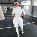 Fongt And Winter New Women's Casual Two-Piece Slim Long Sleeve Sports Suit-Outfit
