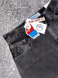 Y2K Polar Boy Jeans Hip-Hop Cartoon Pattern Loose Harajuku High Waist Wide Pants-Outfit
