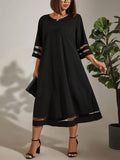 Fongt Women's Clothing 2025 Spring New Splicing Round Collar Elegant
