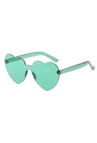 Heart Frame Sunglasses-Outfit