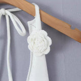 Fongt New Sweet Flowers Pure Knitted Vest Sexy Hottie Repair Small Sling