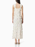 French Style Dress Women's 2025 Summer New Long Dress Elegant Three-Dimensional Flowers Loose Slings Beach