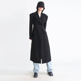 Fongt Version Long Suit Female 2024 Spring And Autumn New Fashion Temperament Women's Wear Casual Show Thin Foreign Style Windbreaker Coat-Outfit